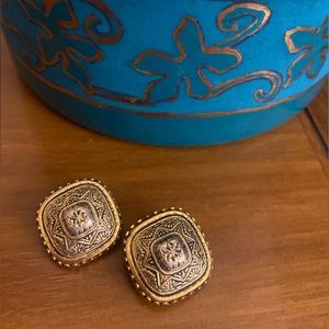 Gold Clip on earrings